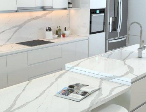 Кухонные столешницы из кварцита насыщенного коричневого цвета