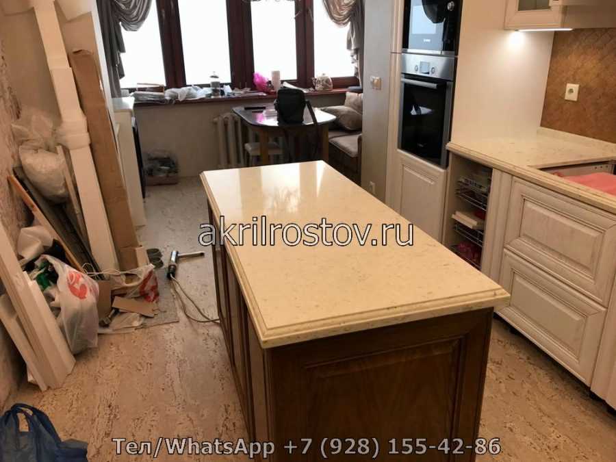 Столешница из кварца для кухни Столешница из кварца для кухни