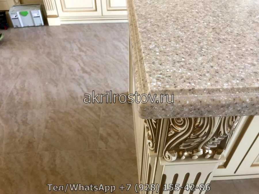 Столешница для стола из искусственного камня Столешница для стола из искусственного камня